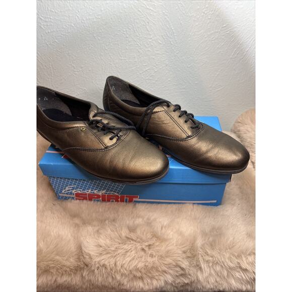 Easy Spirit Anti Gravity MOTION Bronze Leather Shoes Womens 9B Comfort - Picture 2 of 9
